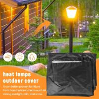 Patio Heater Covers Waterproof Outdoor Heater Cover 210D Oxford Waterproof, Windproof, Protection Around 50X50X120 cm - details 4