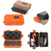 Cajas impermeables a prueba de golpes para exteriores, estuche hermético de supervivencia, almacenamiento EDC, herramientas de encendedores de viaje, contenedores sellados, 3 colores - details 6