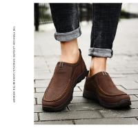 Zapatos informales para hombre, mocasines transpirables, zapatillas de deporte a la moda, cómodos, planos, hechos a mano, mocasines de ocio Retro, zapatos para hombre - details 15