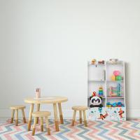 90x59x30 cm, Organizador Juguetes 8 Baldas, Librería Niños, Estampados Perros, Multicolor, Tablero de Fibras - details 1