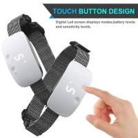 Perros de entrenamiento antiladridos IP67, pitido de vibración de descarga eléctrica, Collar automático antiladridos para perros, accesorios recargables para perros - details 5