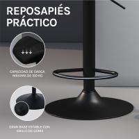 Sillas de Bar Taburete Regulables en Altura Design de Resalto con Cojín de Terciopelo - details 56
