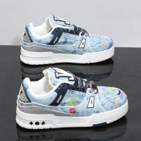 Novedad de verano para hombre, zapatillas deportivas informales versátiles a la moda para parejas, zapatos de lona bordados para papá S91 - details 20