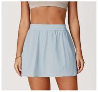 Pantalones cortos deportivos de cintura alta para mujer, faldas deportivas de Yoga Fiess, falda de tenis de Golf para correr de secado rápido, ropa de verano - details 10