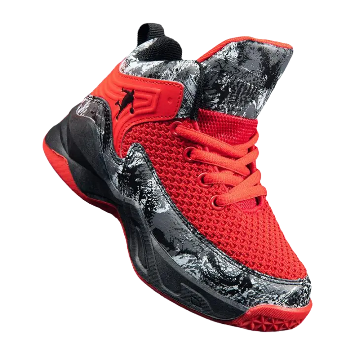 Zapatillas deportivas antideslizantes de suela gruesa de baloncesto para niños, modelo nuevo 2024 - 1