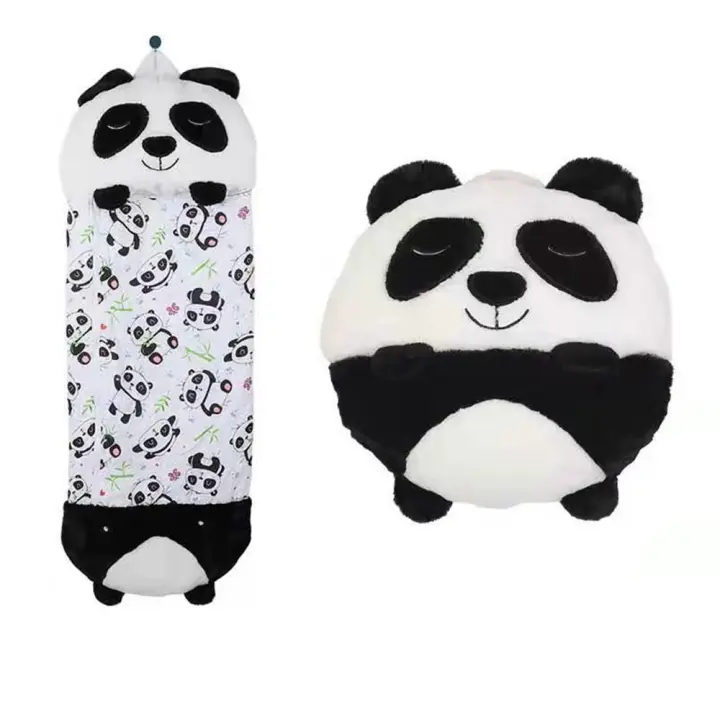 Sacos de dormir de dibujos animados para niños y niñas, saco de dormir de animales, muñeco de peluche, almohada, regalo de cumpleaños y Navidad - 1