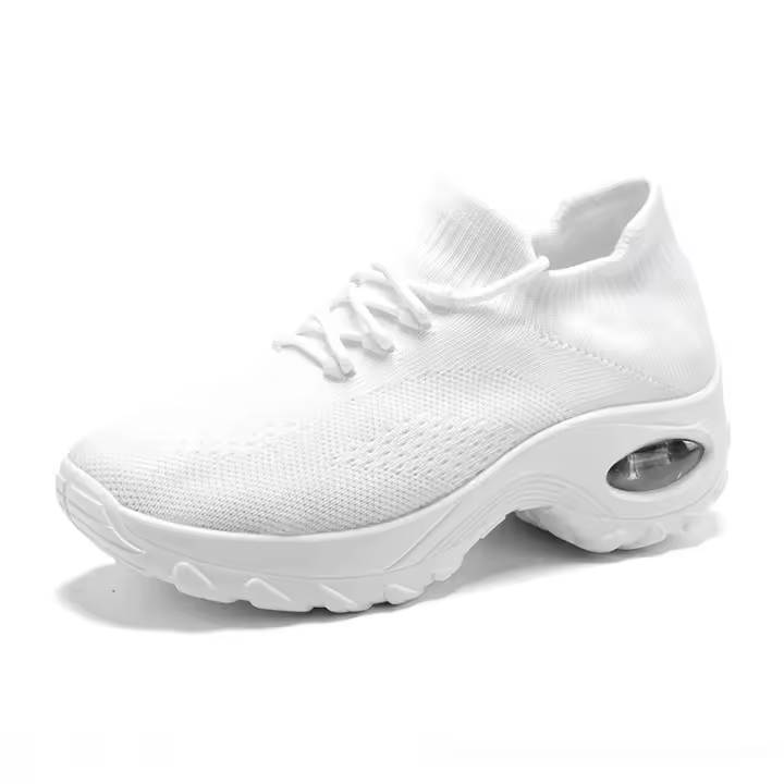 Zapatillas deportivas casuales de correr para mujer, de punto volador, estilo calcetín, talla grande, nuevas. - 1