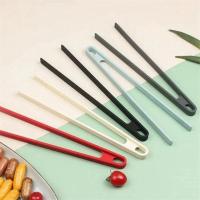 Pinzas antideslizantes para pan, pinzas para servir, barbacoa, ensalada, mango largo, pinza para carne, utensilios de cocina para el hogar, Rojo - details 1