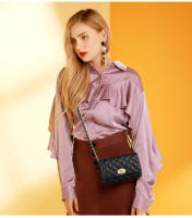 FOXER-Bolso cruzado de cuero dividido para mujer, bandolera de hombro con solapa, a la moda - details 7