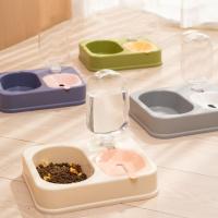 Dispensador de agua de comida de Gato de plástico, gran capacidad, desmontable, botella de fuente para mascotas, cuenco portátil engrosado - details 7