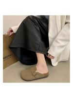 Mules Retro para Mujer Suela Gruesa, Media Caña, Punta Redonda, 2025, Zapatos sin Cordones, Suela Suave, Para Exteriores - details 6