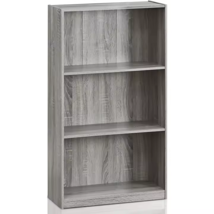 Estantería básica de 3 niveles para estanterías, cerezo claro - 1