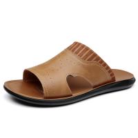 Pantuflas para Hombres Suela Antideslizante Cómodas Sandalias de Dedo Abierto - details 0