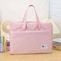 Bolsa de almacenamiento de documentos de gran capacidad, organizador de archivos A4 de tela Oxford de doble capa con asa, bolsa de almacenamiento de libros impermeable - details 19