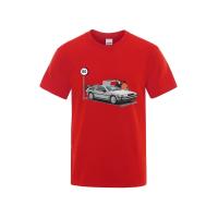 Camiseta de I Was Caught Speeding para Hombre, Top de Algodón, Holgado, Camiseta Informal, Ropa Transpirable, Sudor, Cuello Redondo, Verano - details 16