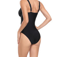 Bañadores de una pieza con estampado para mujer, traje de baño adelgazante - details 16