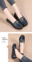 Zapatos De Mujer De Cuero Auténtico Nuevos Antideslizantes Y Ligeros Talla Grande 35-44 Zapatos Planos Para Primavera Y Otoño Con Decoración Metálica - details 16