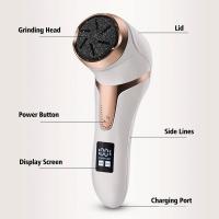 Callus Remover el pie eléctrico Callus Remover Kit reccharable Callous 3 Grind Head archivo portátil resistente al agua Dead Hard Cracked Dry Skin Pedicure - details 9