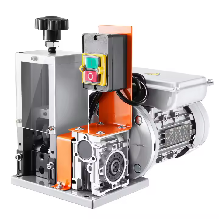 SucceBuy Máquina peladora automática de cables, pelacables eléctricos, referencia de profundidad visible, reciclaje de chatarra de cobre - 1