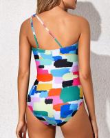 Verano 2025 nuevo traje de baño ajustado de una pieza con doble correa para el hombro para la playa - details 20