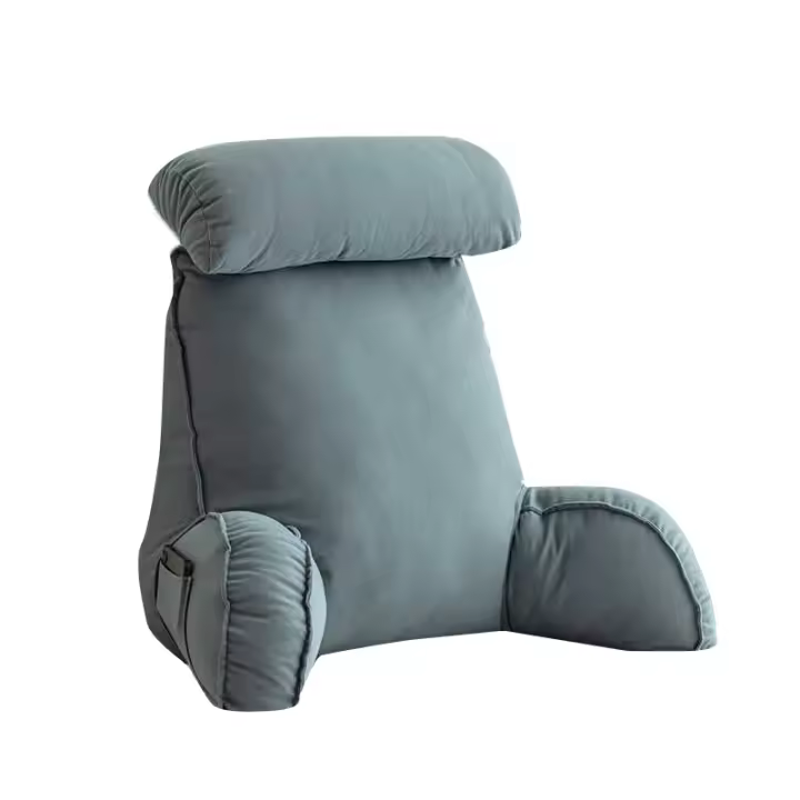 Almohada de Cabeza de Poliéster 100% Almohada de Lectura de Espalda con Soporte de Cuerpo - 1