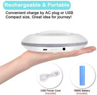 Máquina de ayuda para dormir, dispositivo de ruido blanco, ayuda para dormir inteligente, música relajante para bebés - details 8