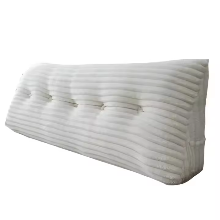 Almohada de Cabeza Triangular Grande HEBUAHT Soporte de Posición de Espalda con Cubierta Desmontable para Cama de Bunk - 1