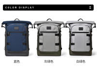 Nueva mochila para hombre de gran capacidad de color contrastante mochila de fitness para ir al trabajo bolsa de viaje bolsa de ordenador - details 14