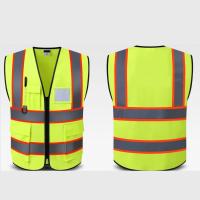 Chaleco de seguridad reflectante de alta visibilidad, chaleco de tráfico transpirable resistente al desgaste, chaqueta segura para ciclismo de moda cómoda - details 2