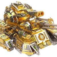 Piececool-rompecabezas de Metal 3D Skynet Spider, modelo de tanque superpesado, Kits de construcción, juguete DIY para adolescentes - details 10