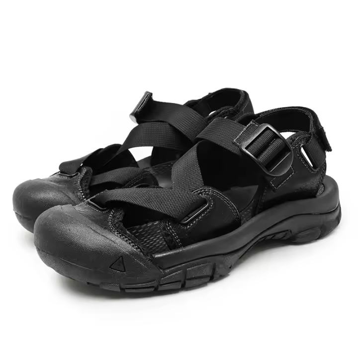 Sandalias con tiras Sandalias de playa de montañismo al aire libre informales de verano para hombres Sandalias Baotou - 1