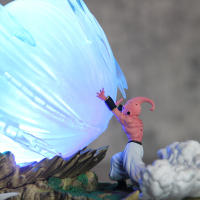 Figura de acción de Buu vs Goku, Super Saiyan, Genki Bomb, estatua de Pvc, modelo de colección, juguetes, regalo - details 15