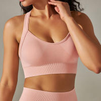 Hamidou-Top Sexy para mujer, sujetadores deportivos para Yoga, Fitness, belleza, espalda elástica, transpirable, ropa interior femenina, Tops - details 6