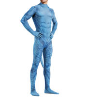Película de anime de Halloween avatar 2, hombres y mujeres, cola, misma cosplay, ropa ajustada de una pieza - details 3