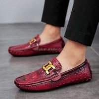 Nuevos zapatos casuales de moda de cuero de cocodrilo genuino antideslizantes planos de alta calidad para hombres, Wenzhou - details 10