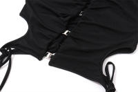 BUNO-camisetas sin mangas sexis con hombros descubiertos y espalda descubierta para mujer, moda Y2K, chaleco calado Irregular, novedad de verano, ropa de calle, camisola - details 7