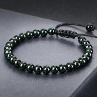 Pulsera de Piedra Pómez Natural 6mm Cuentas de Cuarzo Azul Green Doro Pulsera Trenzada para Hombres y Mujeres Joyería Brillante para el Muñeca - details 9