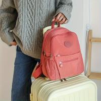 OGEHUAFEE Mochila Ligera de Nailon para Mujeres - Mochila Plegable con Correas Ajustables y Múltiples Compartimentos para la Escuela, Trabajo, Viajes - Estilo Casual en 7 Colores (Azul Marino/Coral y Más), Bolso Diario |   Accesorio Moderno |   Cierre Seg - details 8