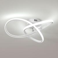 Goeco Lámpara de Techo LED Acrílica Moderna 38W Dimble Montaje Semi-Flush Forma Floral - details 6