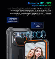 Blackview BV6200 Pro Teléfono Resistente 13000mAh, MTK Helio 35 Teléfono Móvil Pantalla de 6.56" 6GB RAM 128GB ROM Teléfono Móvil NFC, OTG - details 17