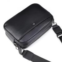 Bolso Cruzado de Hombro para Hombres Cuero PU Diseño a Cuadros Bolso Messenger de Negocios Casual - details 41