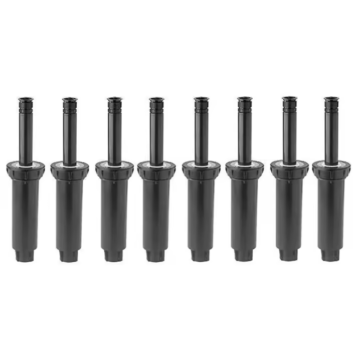 Aspersor profesional emergente de 8 piezas, distancia de pulverización ajustable en 3 - 6M para riego de pastizales/jardín/césped - 1