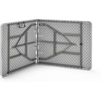 Mesa Plegable Portátil Multifuncional, 180x74x74cm, Blanco - details 4