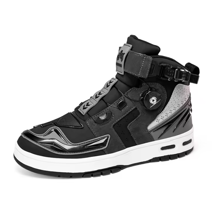 Botas de Moto Transpirables para Hombres y Mujeres Zapatos de Motociclista Informales - 1