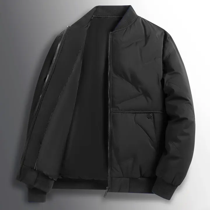 Chaqueta casual de algodón gruesa y cálida para hombre, chaqueta de otoño e invierno, - 1
