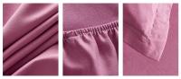 Sábana Ajustable de Algodón con Tirantes Elásticos Fundas de Matráz de Cama de Un Solo, Doble, Rey, Colchón 140/160/200cm - details 6