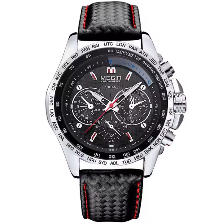 Reloj deportivo para Hombre falso tres ojos luminosos reloj de los hombres - 1
