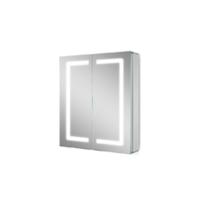 de espejo de baño gabinete de pared hecho de acero inoxidable montado en la pared sin marco gabinete medicinal 600 x 660 x 120 mm para maquillaje cosmético - details 10