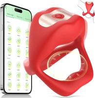 APP Vibrador Lengua Retraso Ejaculación Anillo Juguetes Sexuales para Hombres Anillo de pareja - details 7