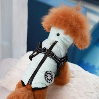 Chaqueta de Abrigo para Mascotas Calentita con Capucha Traje de Correa con Cremallera para Perros y Gatos 4 Colores Disponibles - details 11